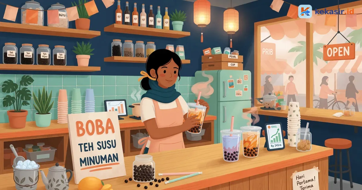 Ide Usaha Minuman Boba Modal Menengah