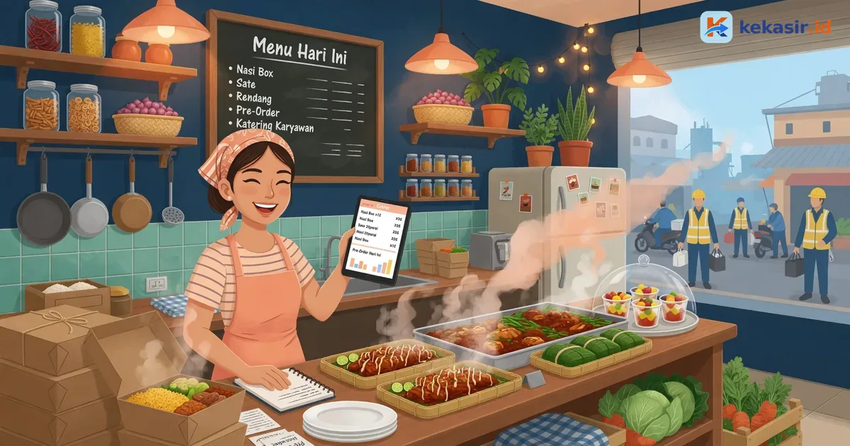 Katering Karyawan: Catat Order Pre-Order dan Rekap dengan Kasir Digital