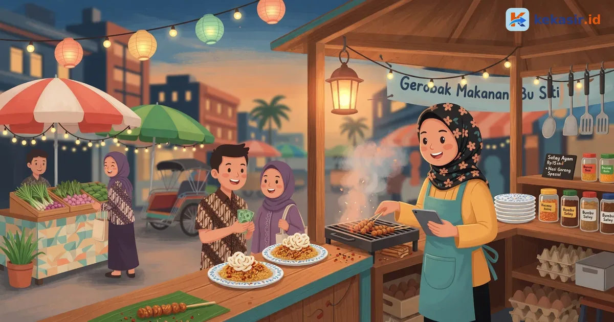 Usaha Makanan Tanpa Meja: Gerobak Booth dan Stand Event