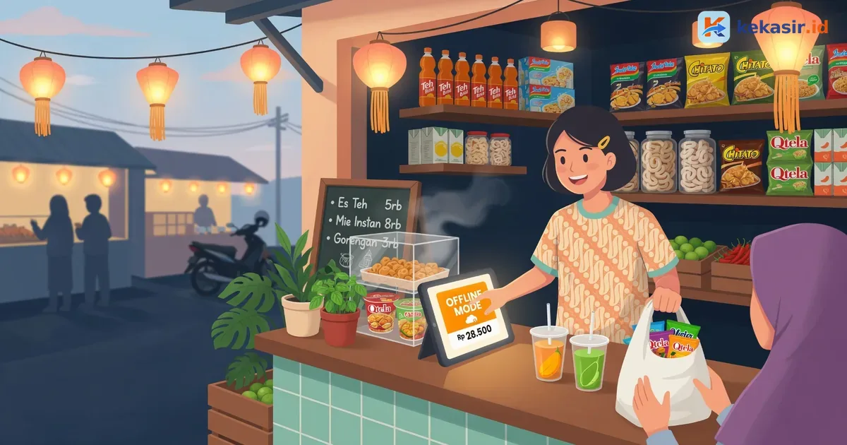 Aplikasi Kasir Offline untuk Jualan di Area Sinyal Lemah
