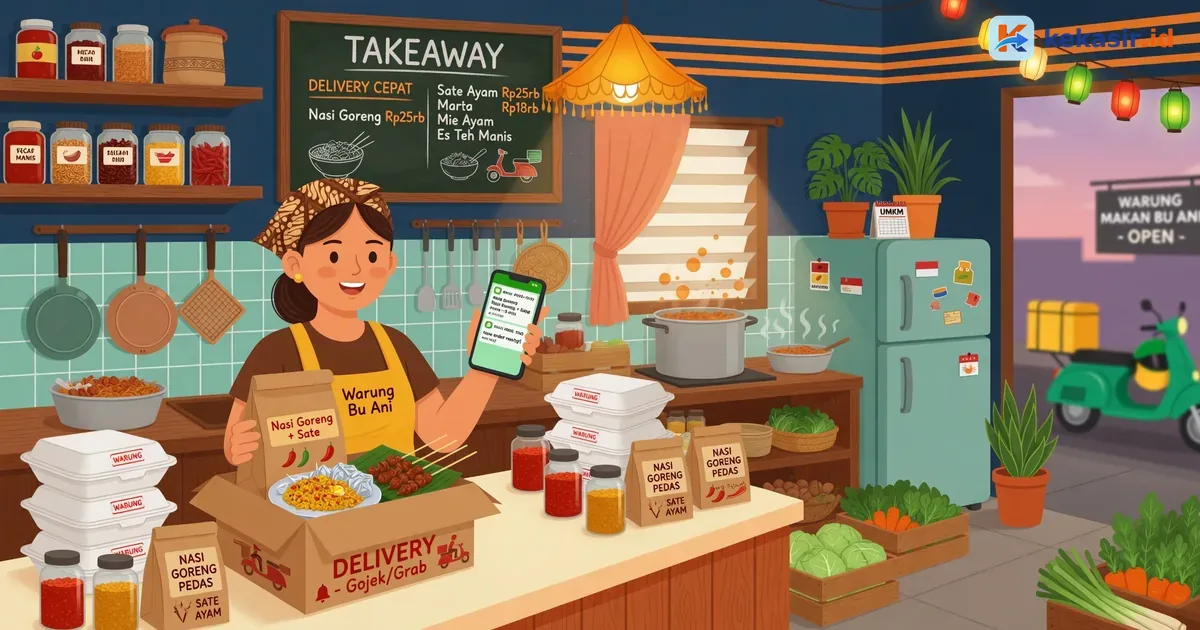 Studi Kasus: Warung Tanpa Meja Fokus Takeaway dan Delivery Label