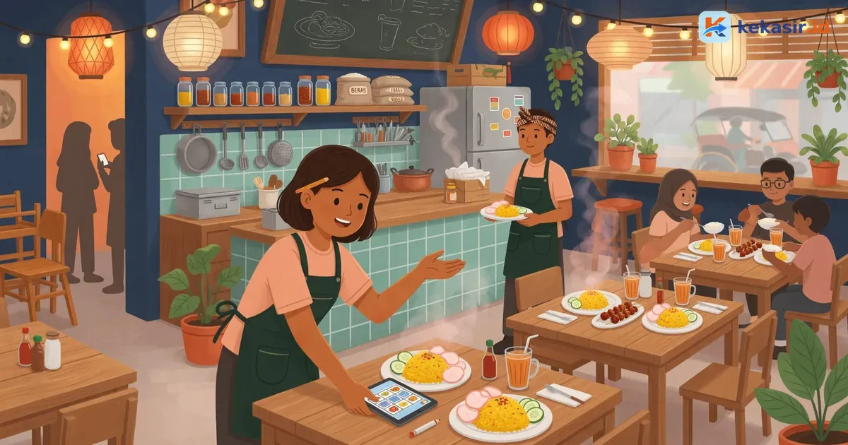 Cara Atur Meja Restoran Saat Peak Hour