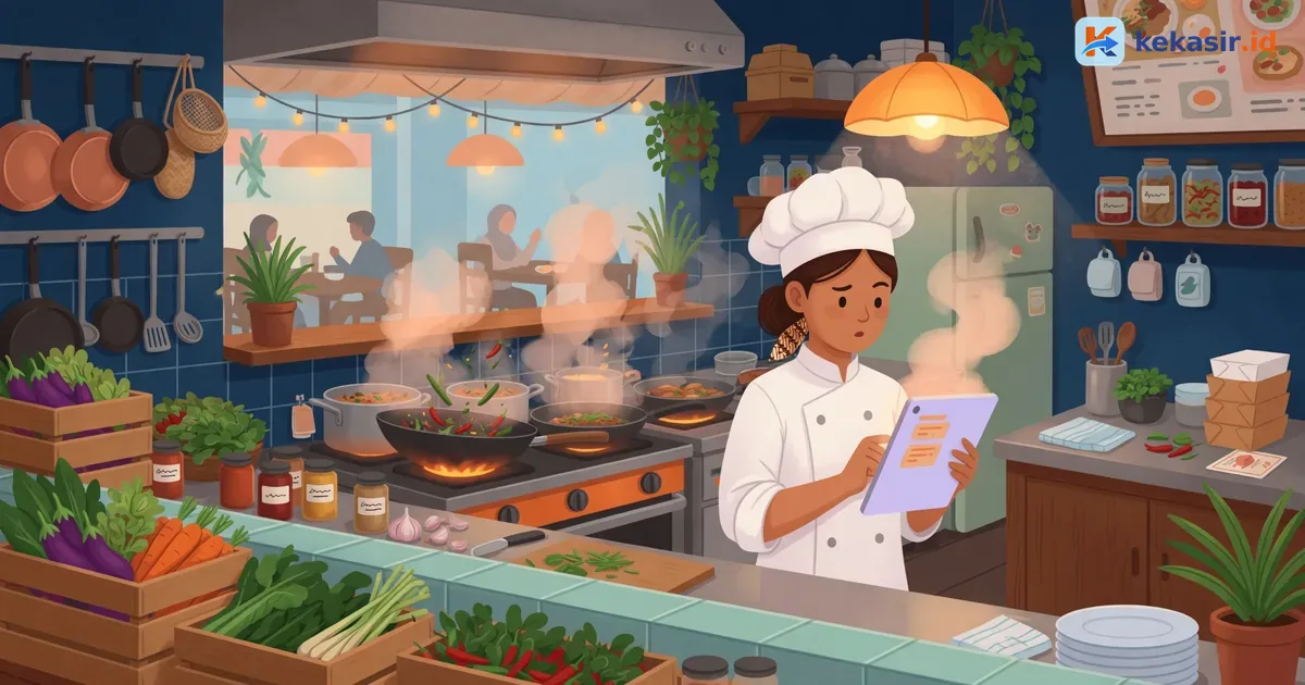 Cara Kerja Dapur dengan Kitchen Display System