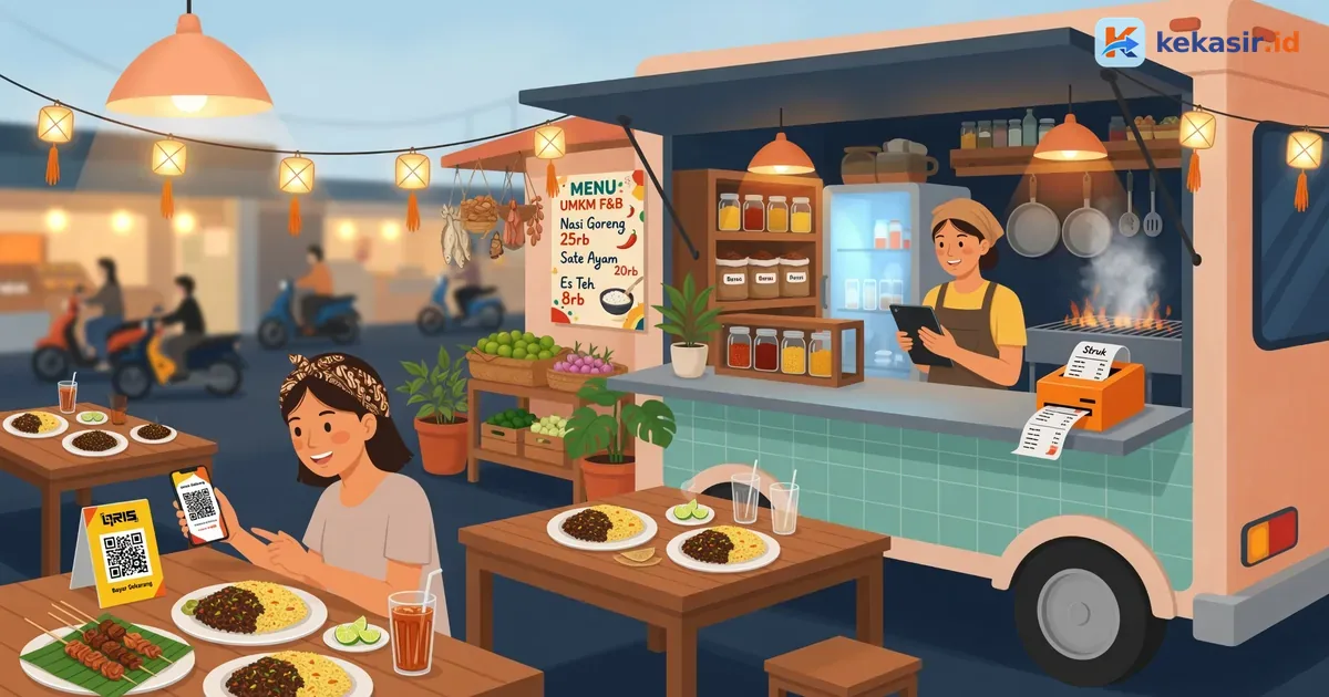 Operasional Food Truck: Kasir Mobile, QRIS, dan Cetak Struk Outdoor