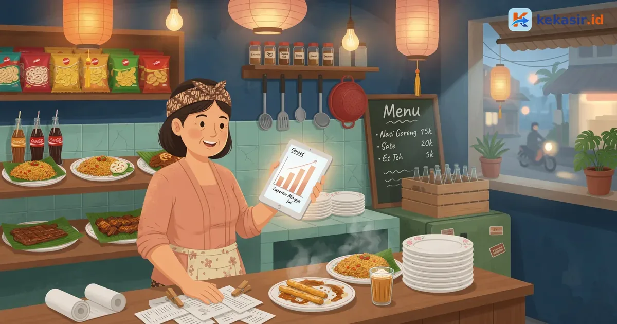 Cara Buat Laporan Omzet Mingguan untuk Pedagang Kecil