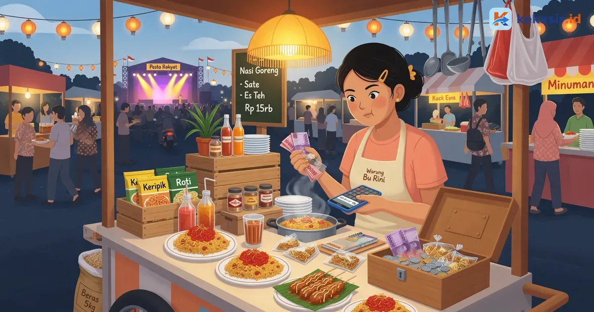 Cara Hindari Selisih Uang saat Jualan di Keramaian Event