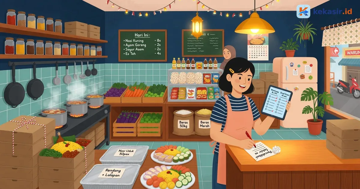 Katering Harian vs Event: Bedanya Pencatatan Order