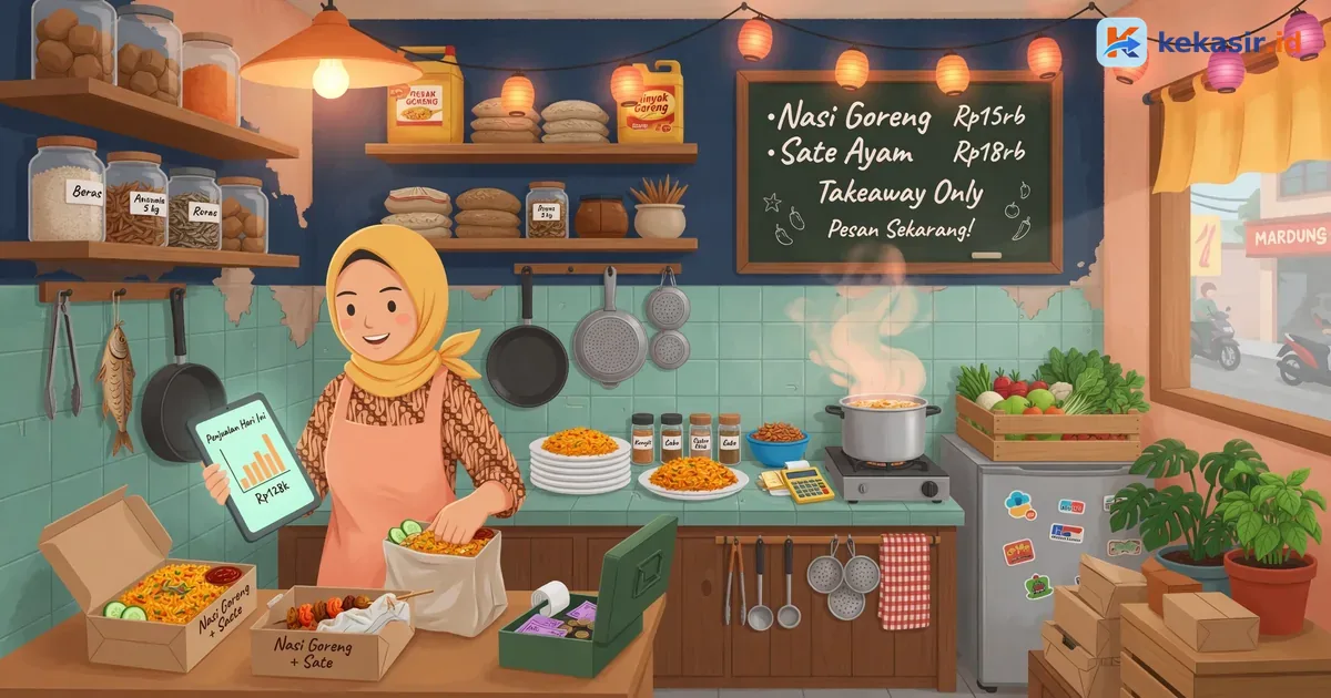 Usaha Rumahan F&B: Setup Kasir Minimal tanpa Tempat Duduk